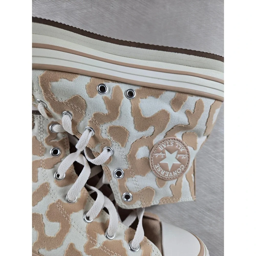 Converse Chuck Taylor All Star Eva Lift Hi Leopard Print A11112C Kids Size 6